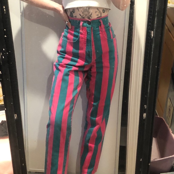 Vintage C’est Toi stripe pants - Picture 3 of 4